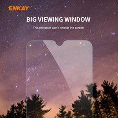 2 PCS ENKAY Hat-Prince 0.26mm 9H 2.5D Pelícu...
