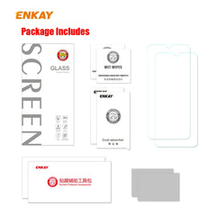 2 PCS ENKAY Hat-Prince 0.26mm 9H 2.5D Pelícu...