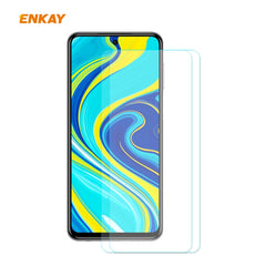 2 PCS ENKAY Hat-Prince 0.26mm 9H 2.5D Pelícu...