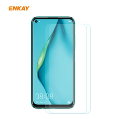 2 PCS ENKAY Hat-Prince 0.26mm 9H 2.5D Pelícu...