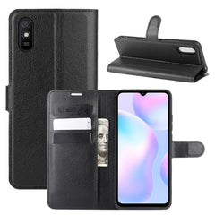 Para Xiaomi Redmi 9A Litchi Texture Funda pr...
