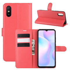 Para Xiaomi Redmi 9A Litchi Texture Funda pr...