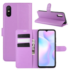 Para Xiaomi Redmi 9A Litchi Texture Funda pr...
