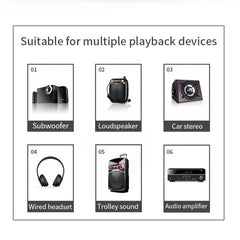 Receptor de música con tarjeta TF NFC5.0 Bluetooth