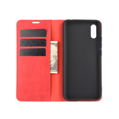 Para Xiaomi Redmi 9A Estuche de cuero con su...
