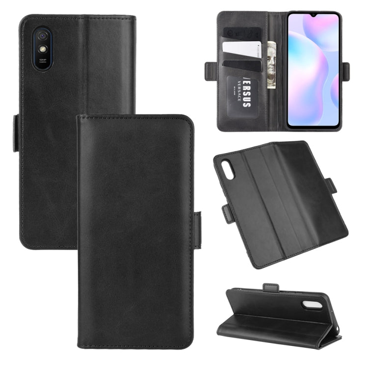 Para Xiaomi Redmi 9A Estuche de cuero con ta...