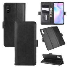 Para Xiaomi Redmi 9A Estuche de cuero con ta...