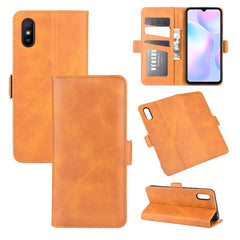 Para Xiaomi Redmi 9A Estuche de cuero con ta...