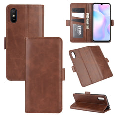 Para Xiaomi Redmi 9A Estuche de cuero con ta...