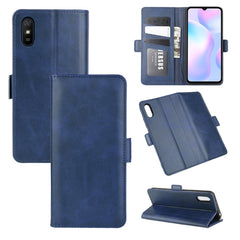 Para Xiaomi Redmi 9A Estuche de cuero con ta...