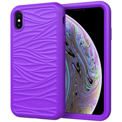 Para iPhone XR Funda de silicona + PC