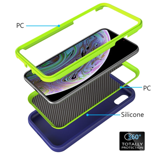 Para iPhone X y XS Funda de silicona + PC