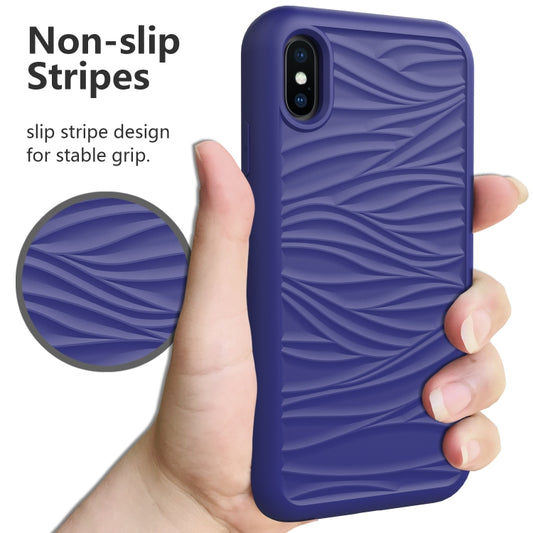 Para iPhone XS Max Funda de silicona + PC