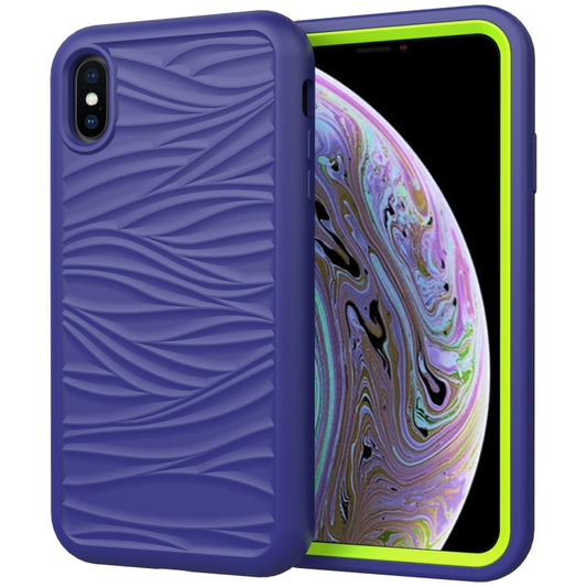 Para iPhone XS Max Funda de silicona + PC