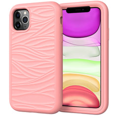 Para iPhone 11 Pro Max Wave Pattern 3 en 1 F...