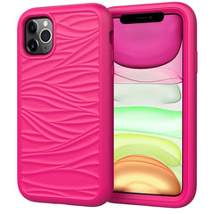 Para iPhone 11 Pro Max Wave Pattern 3 en 1 F...