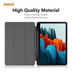 ENKAY ENK-8011 PU Leather + TPU Smart Case c...