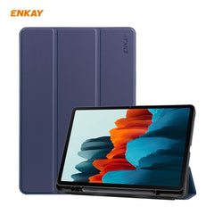 ENKAY ENK-8011 PU Leather + TPU Smart Case c...