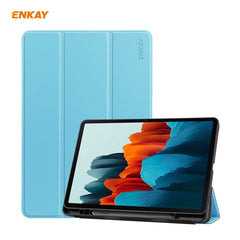 ENKAY ENK-8011 PU Leather + TPU Smart Case c...