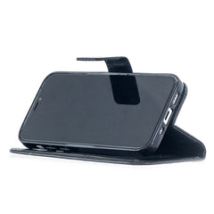 Para iPhone 12 Crazy Horse Texture Funda de ...