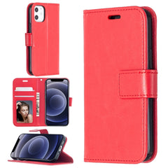 Para iPhone 12 Crazy Horse Texture Funda de ...