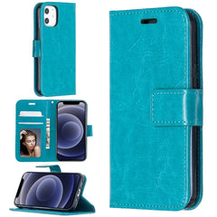 Para iPhone 12 Crazy Horse Texture Funda de ...