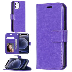 Para iPhone 12 Crazy Horse Texture Funda de ...