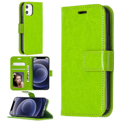 Para iPhone 12 Crazy Horse Texture Funda de ...