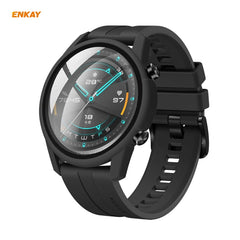 Para Huawei Watch GT 2 42mm PC Case + 9H Protector de vidrio