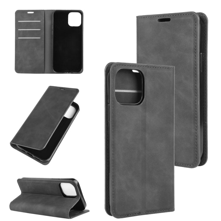 Para iPhone 12 Pro Max Retro-skin Business F...