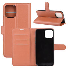 Para iPhone 12 Pro Max Litchi Texture Funda ...