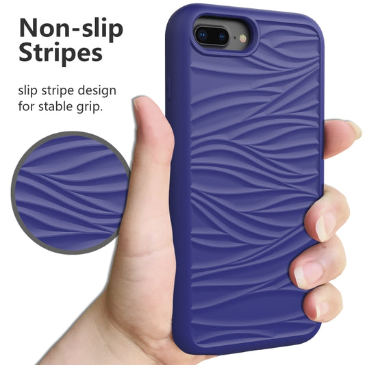 Para iPhone 6/7/8 Plus Funda de silicona + PC