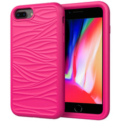 Para iPhone 6/7/8 Plus Funda de silicona + PC