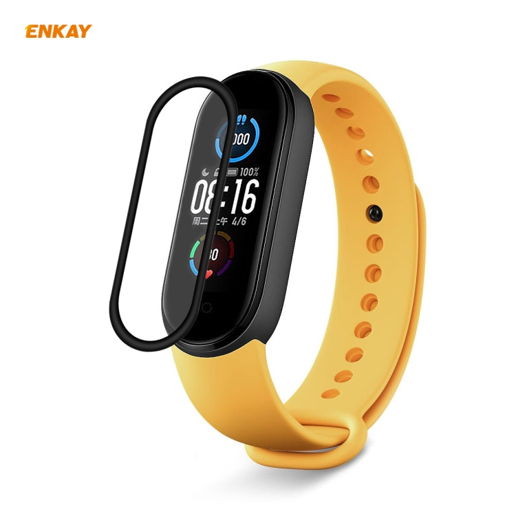 Para Xiaomi Mi Band 5 ENKAY Hat-Prince 3D Pa...