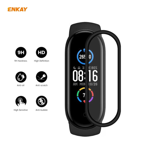 Para Xiaomi Mi Band 5 ENKAY Hat-Prince 3D Pa...