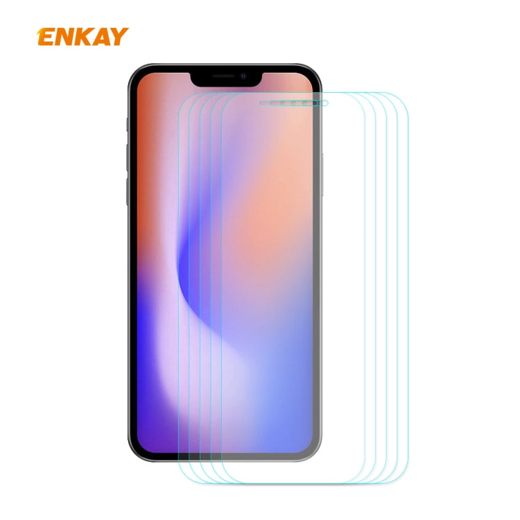5 PCS ENKAY Hat-Prince 0.26mm 9H 2.5D Borde ...
