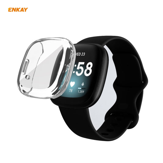 Para Fitbit Versa 3 / Fitbit Sense ENKAY Funda protectora de TPU