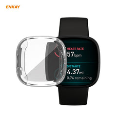 Para Fitbit Versa 3 / Fitbit Sense ENKAY Funda protectora de TPU