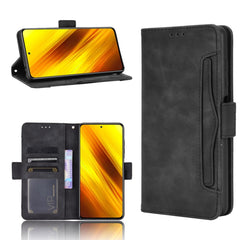 Para Xiaomi Poco X3 Estuche de cuero con pat...