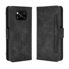 Para Xiaomi Poco X3 Estuche de cuero con pat...