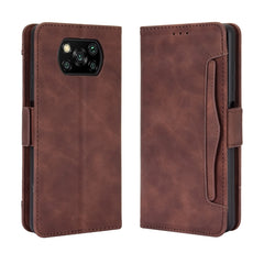 Para Xiaomi Poco X3 Estuche de cuero con pat...