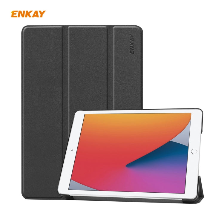 Funda inteligente de cuero ENKAY PUP para iPad 10.2 2020 / 2019