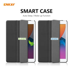 Funda inteligente de cuero ENKAY PUP para iPad 10.2 2020 / 2019