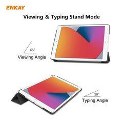 Funda inteligente de cuero ENKAY PUP para iPad 10.2 2020 / 2019