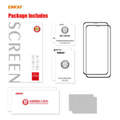 2 PCS ENKAY Hat-Prince 0.26mm 9H 6D Protecto...