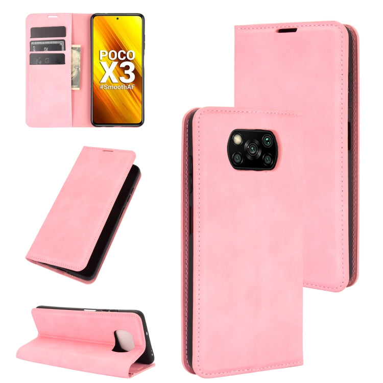 Para Xiaomi Poco X3/X3 NFC Retro-skin Busine...