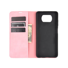 Para Xiaomi Poco X3/X3 NFC Retro-skin Busine...