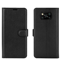 Para Xiaomi Poco X3/X3 NFC Litchi Texture Fu...