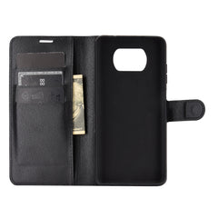 Para Xiaomi Poco X3/X3 NFC Litchi Texture Fu...