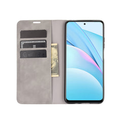 Para Xiaomi Mi 10T Lite Estuche de cuero con...